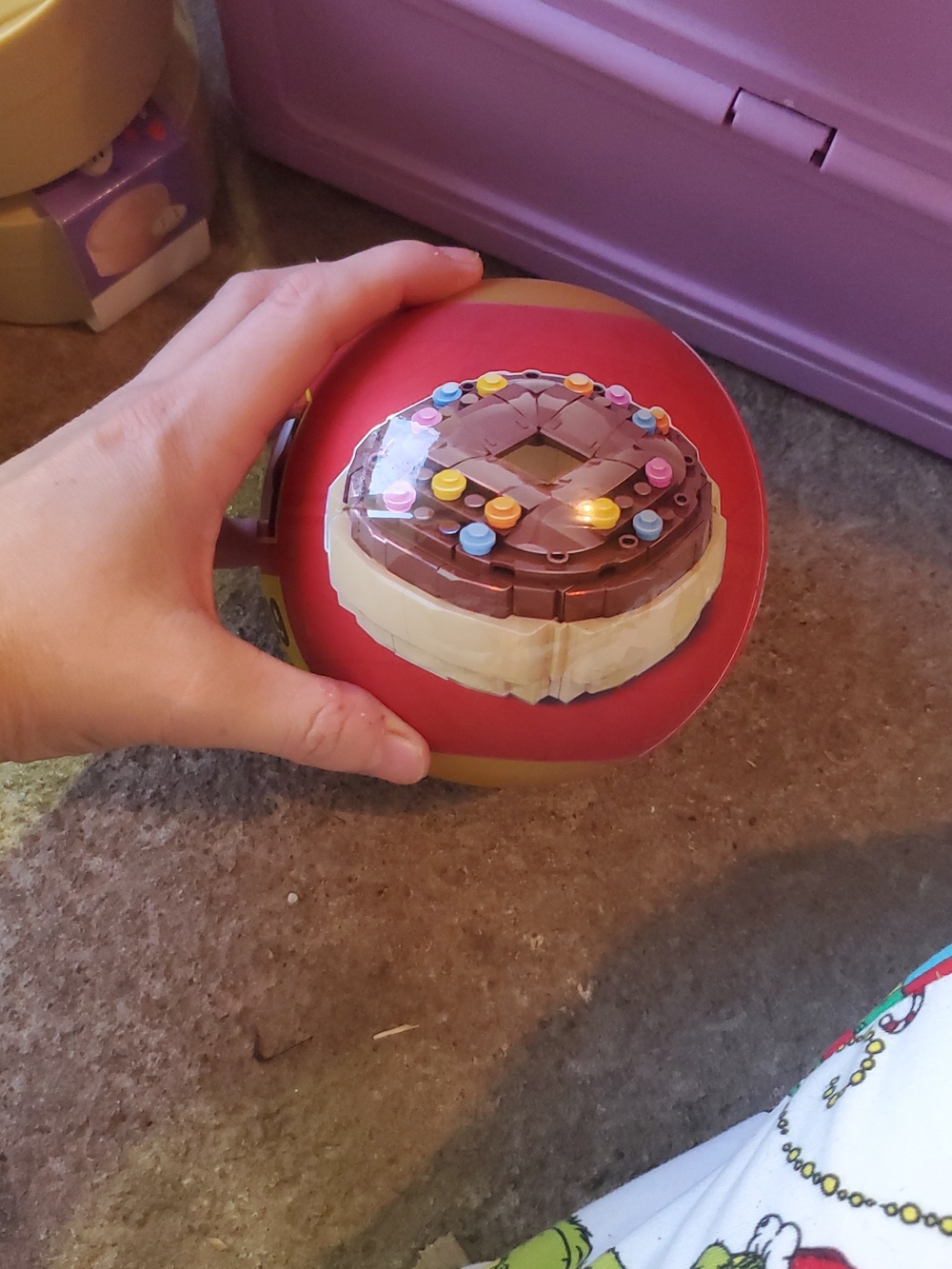 Surprise Play Capsule Building Toy - Red